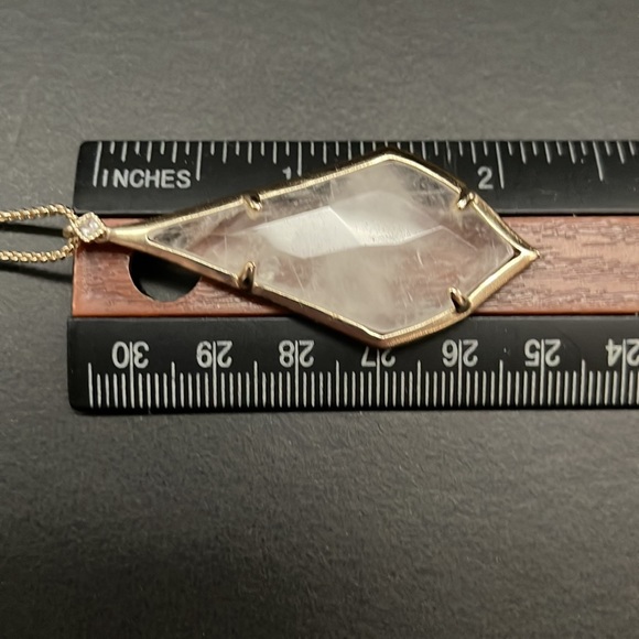 Kendra Scott necklace Olivia crackle long adjustable lariat necklace. - Picture 6 of 6